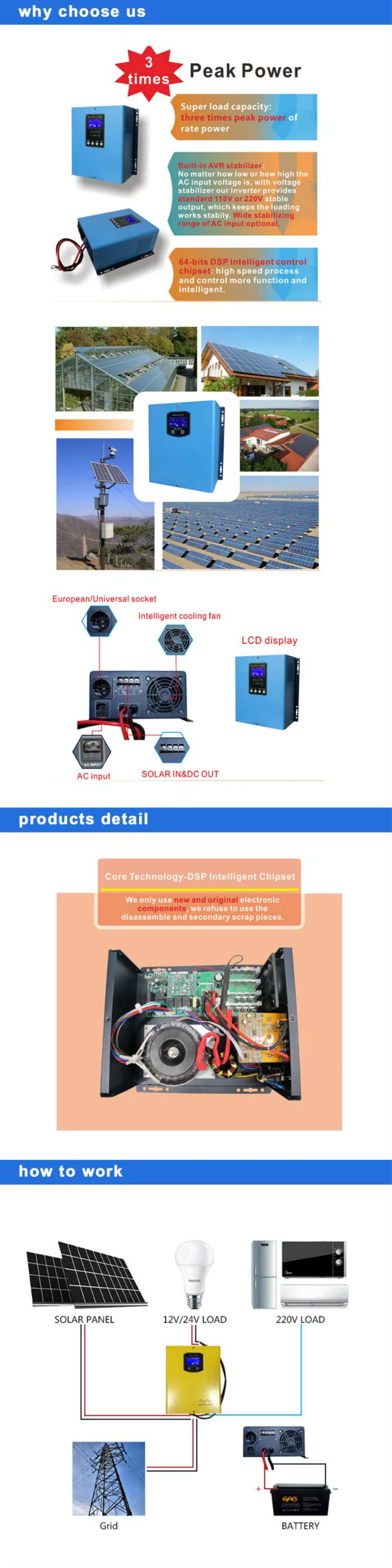 pure sine wave inverter 12v 220v