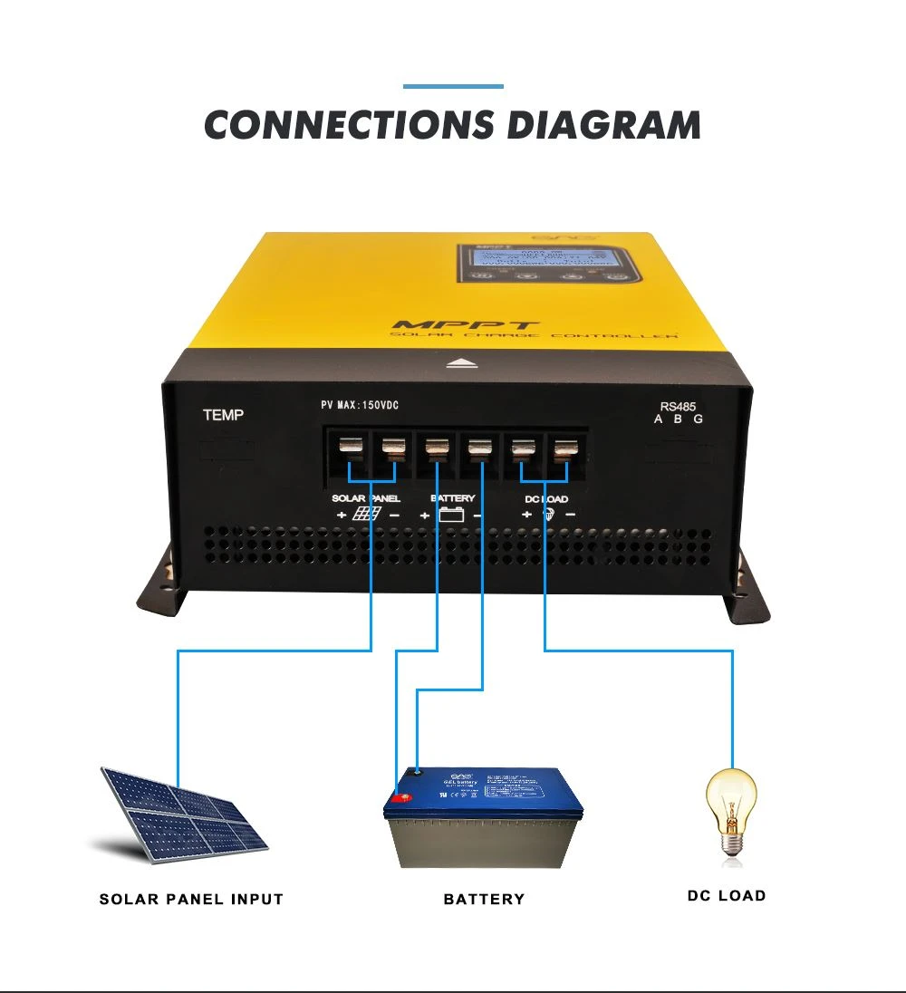 12v/24v solar panel charge controller